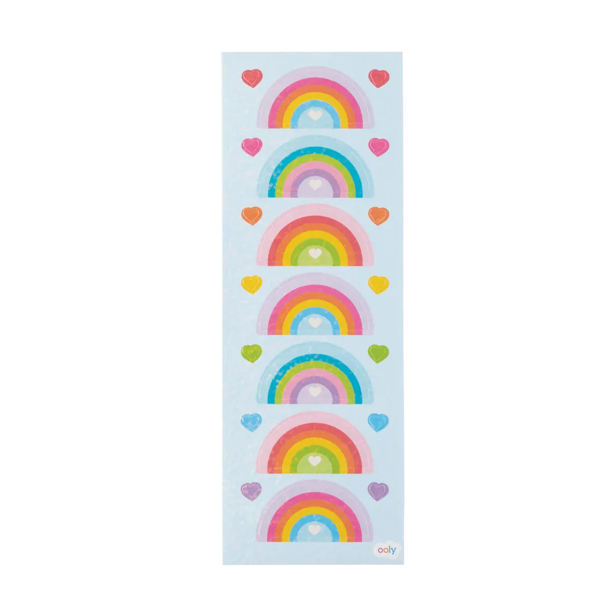 Stickiville Stickers - Rainbow Love (Holographic Glitter)