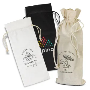 Stock Cotton Wine Drawstring Bag(SCB-64T)