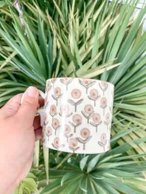 Stoneware Stamped Mug