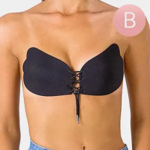 Strapless Adhesive Corset Push Up Bra | Size B | Black | 353521