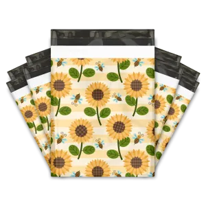 Sunflower 10x13 premium poly mailer - set of 10