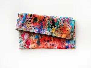 Super Duper Big Painted Clutch