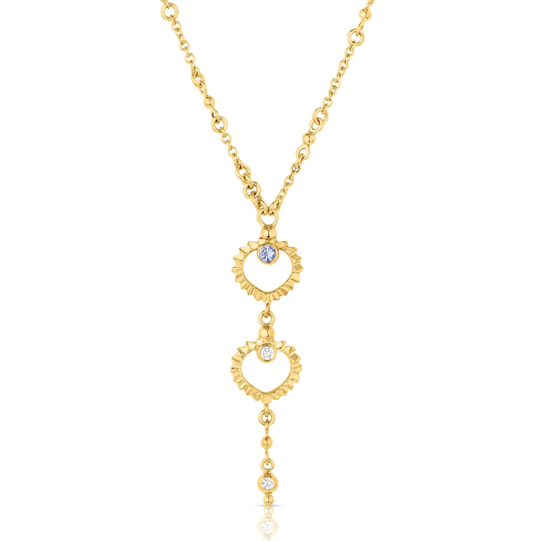 Swaying Hearts Necklace