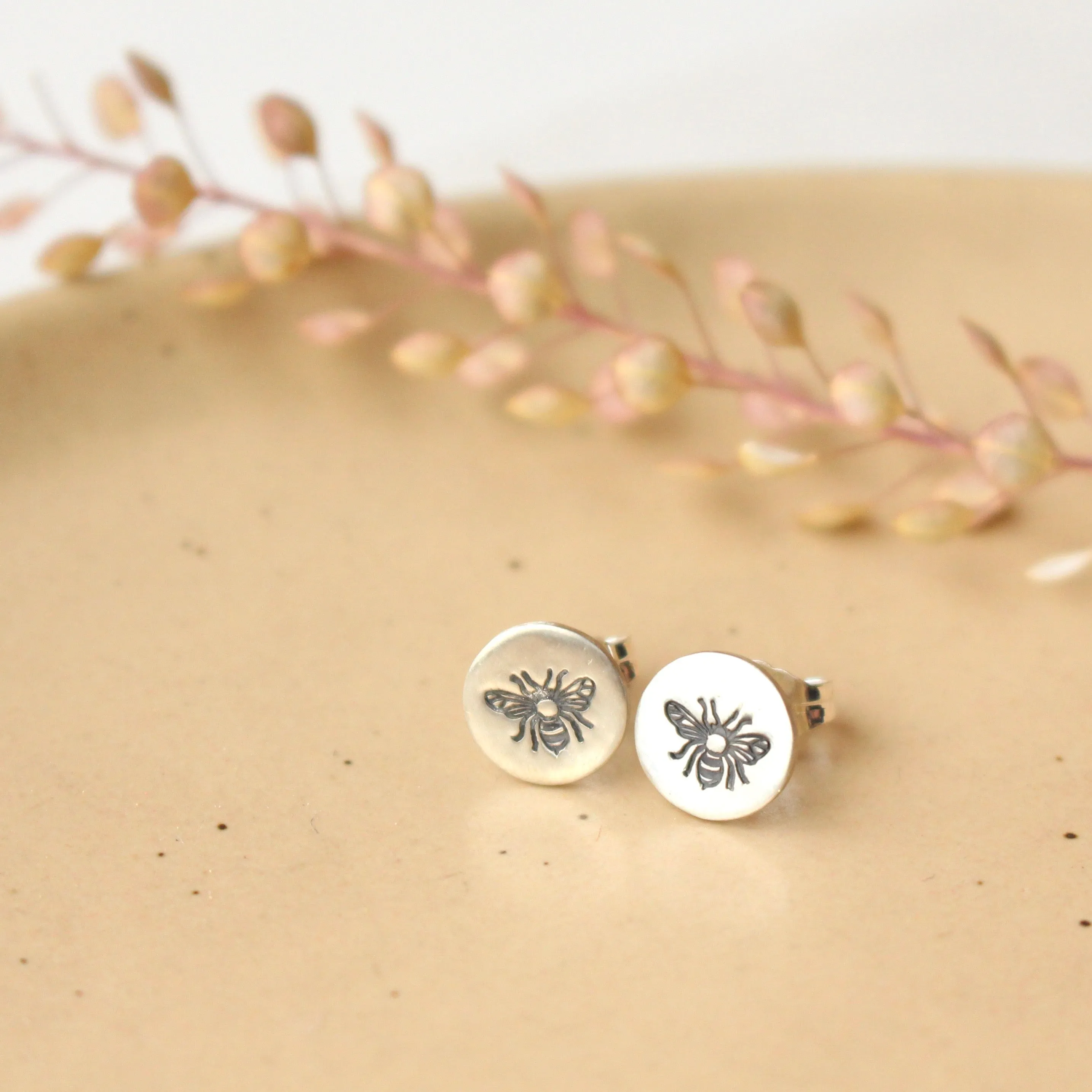 Sweet Bee Post Earrings
