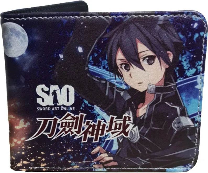 Sword Art online Anime Wallet - Kirito and Asuna - Unisex - Premium PVC Leather