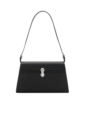Symmetry Shoulder Bag In Grained Calf Leather