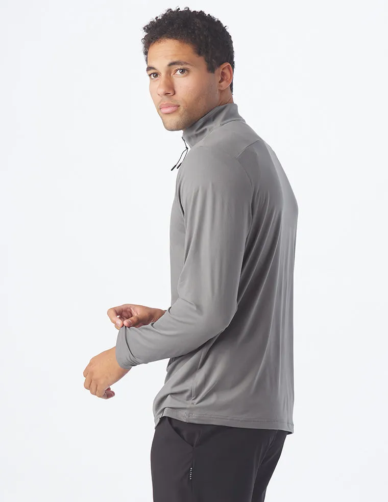Tahoe 1/4 Zip: Smoke Grey