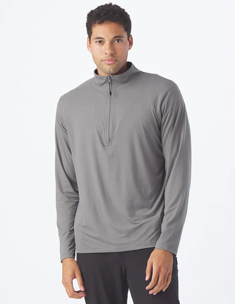 Tahoe 1/4 Zip: Smoke Grey