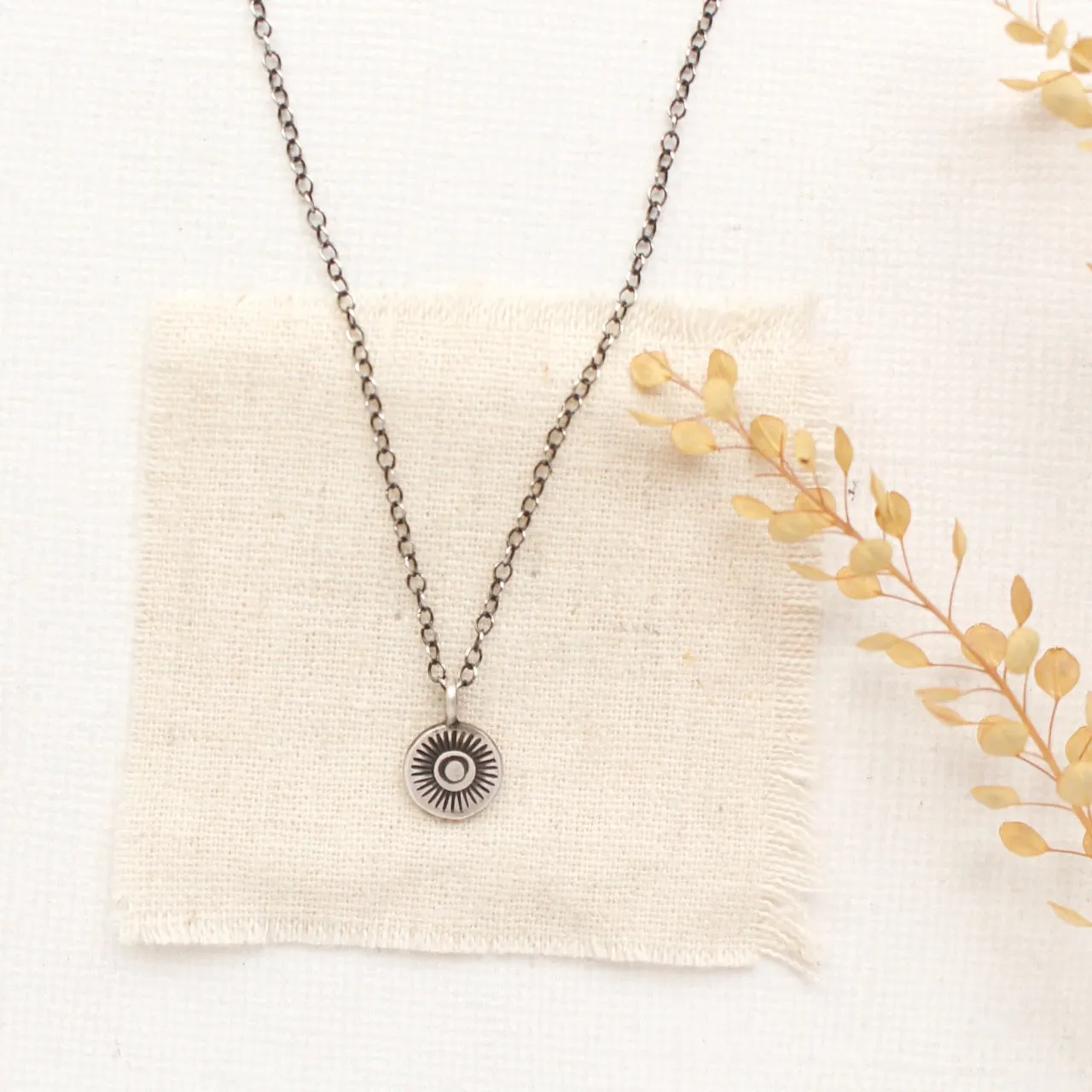 Talara Sun Charm Necklace