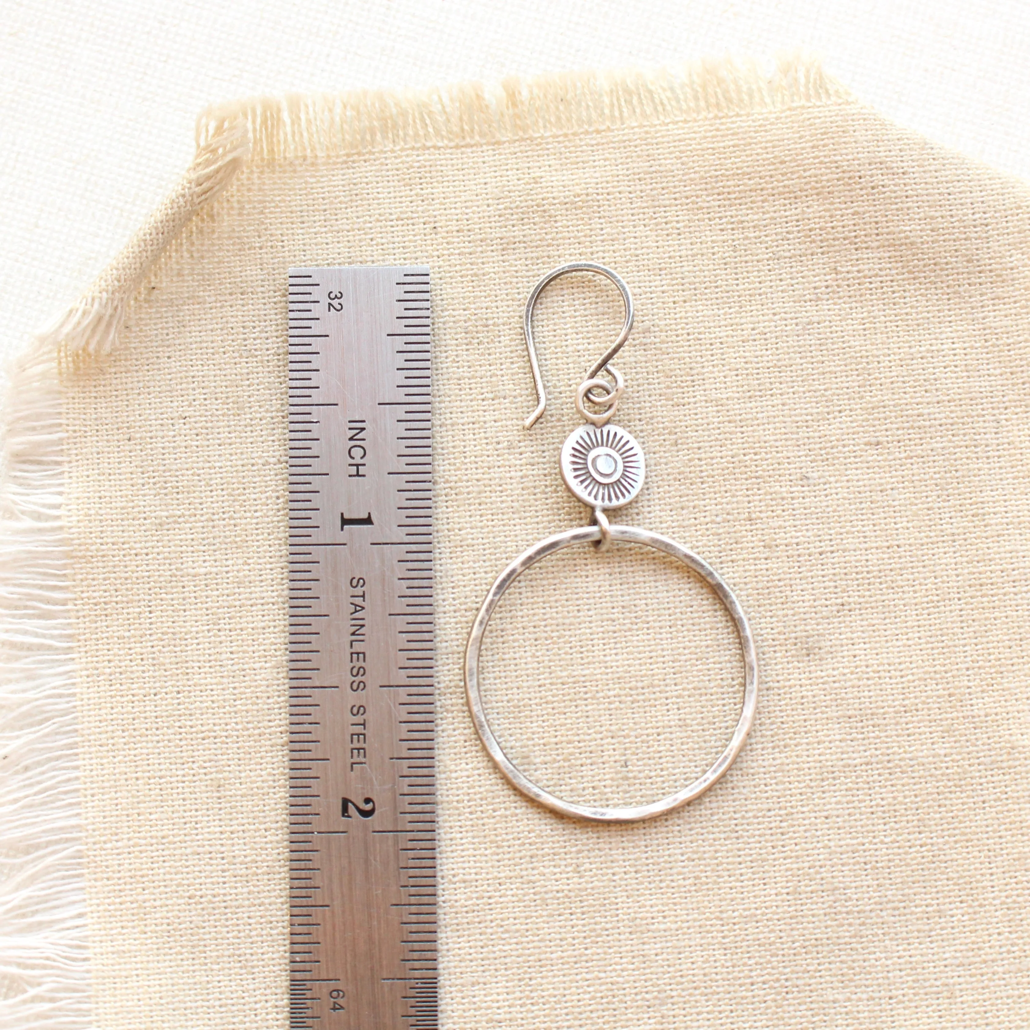Talara Sun Hoop Earrings