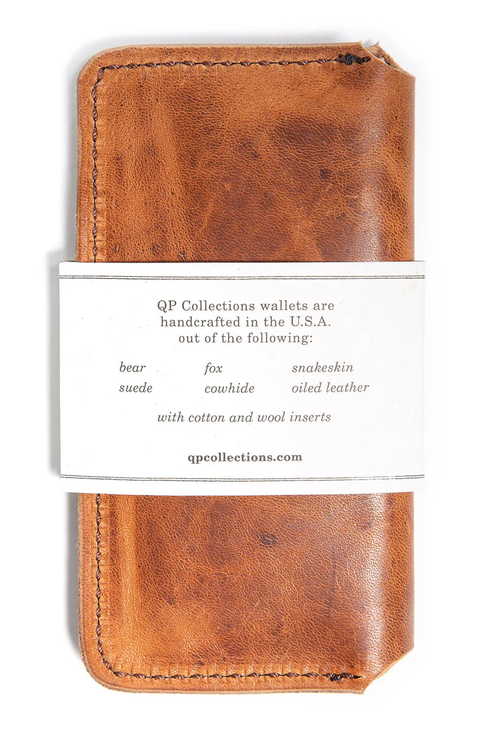 Tall Fold Wallet - Walnut