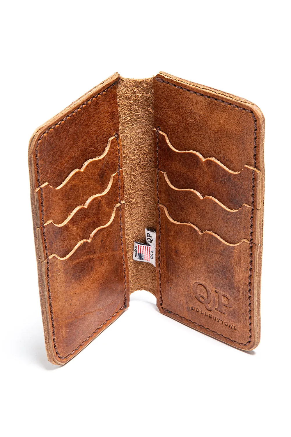 Tall Fold Wallet - Walnut