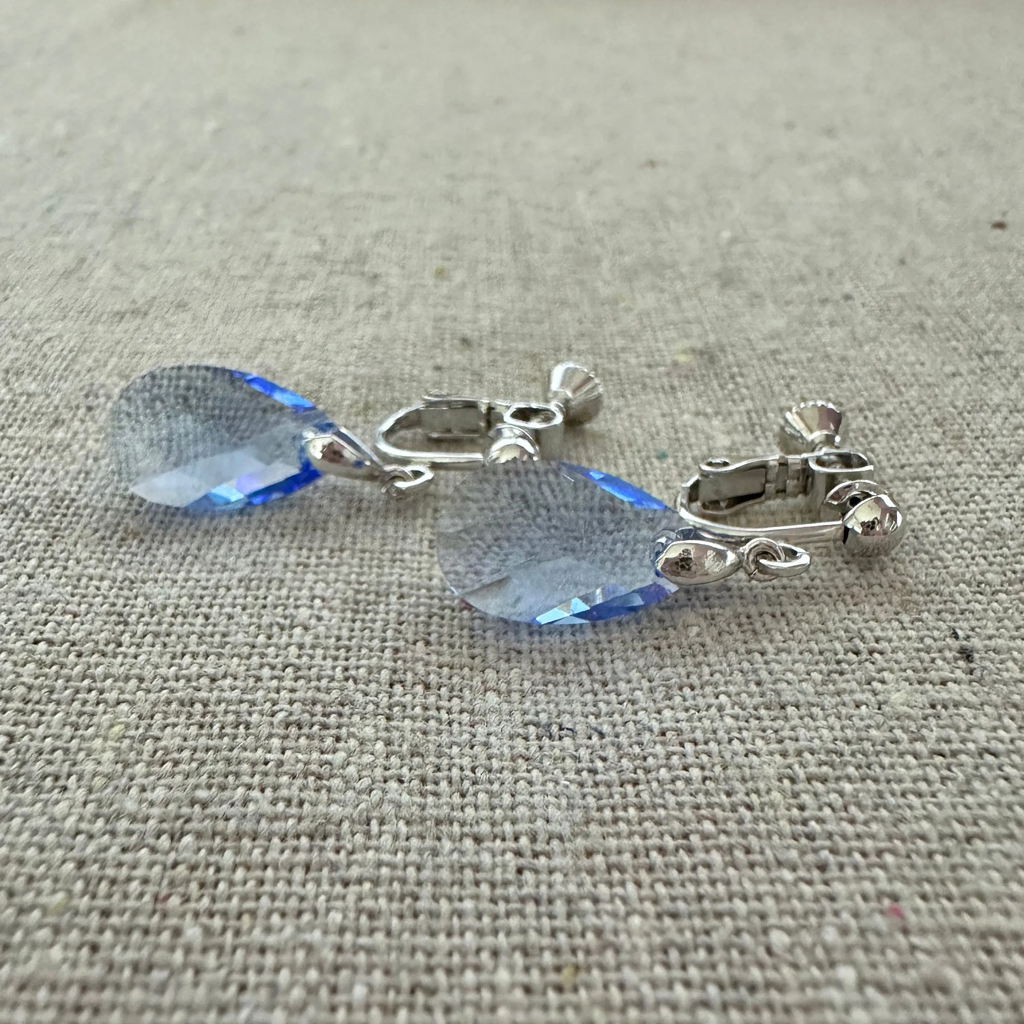 Teardrop Clip-on Earrings