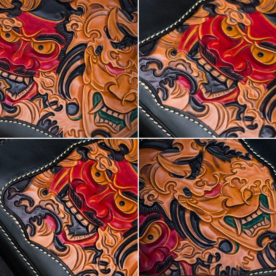 Tengu x Hannya Leather Case Wallet