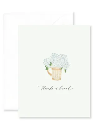 Thanks A Bunch Greeting Card