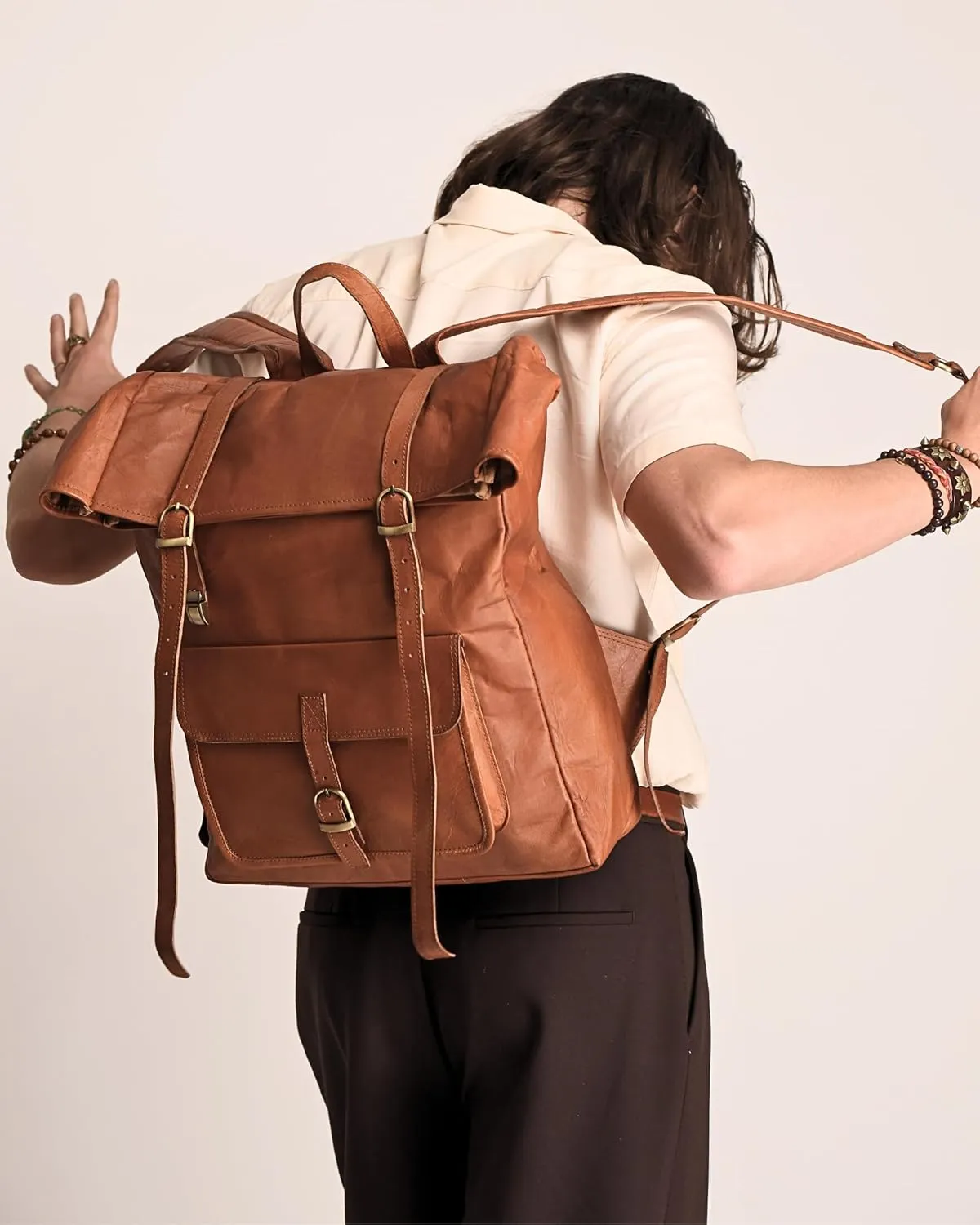 The Charvez Roll Top Backpack