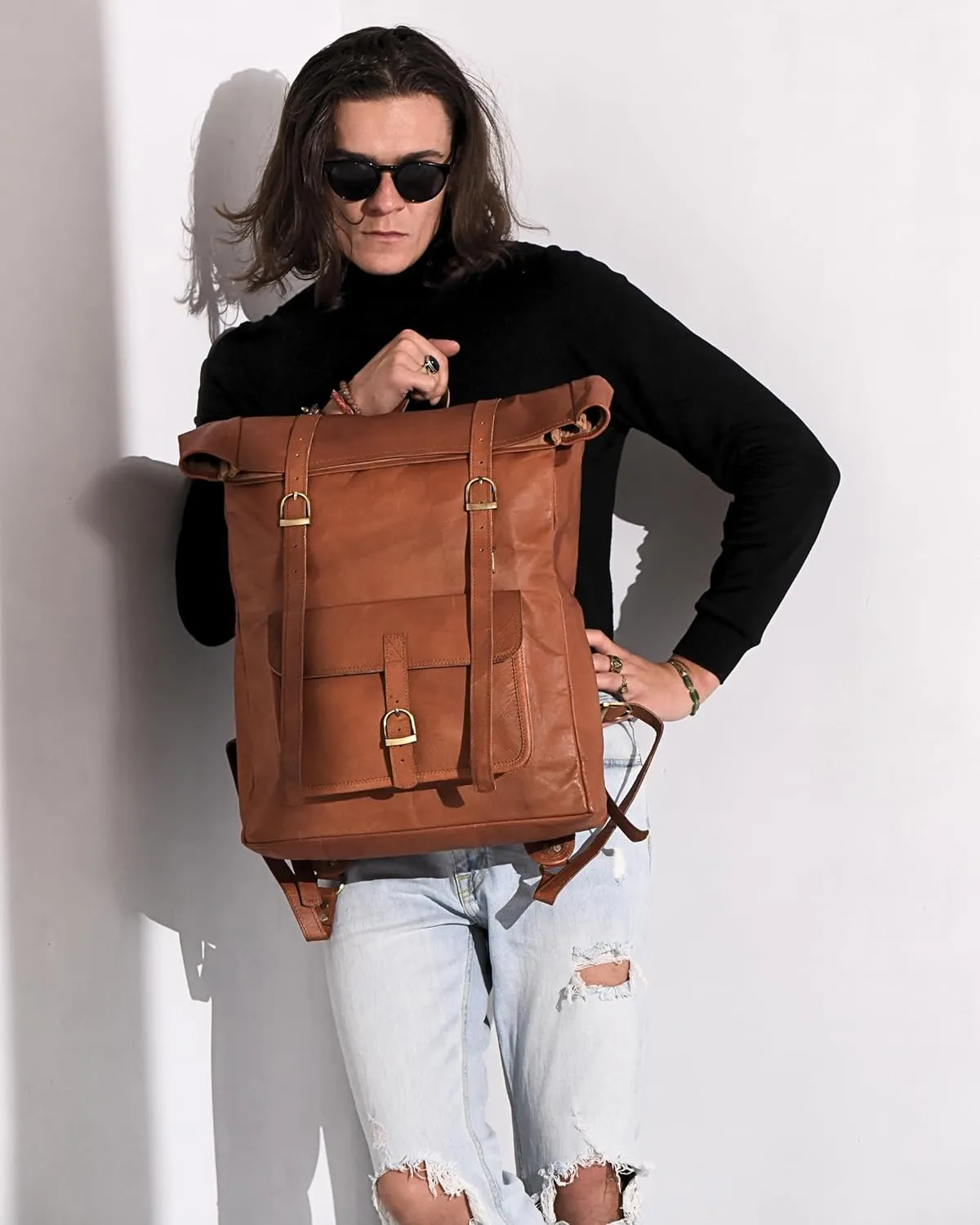 The Charvez Roll Top Backpack