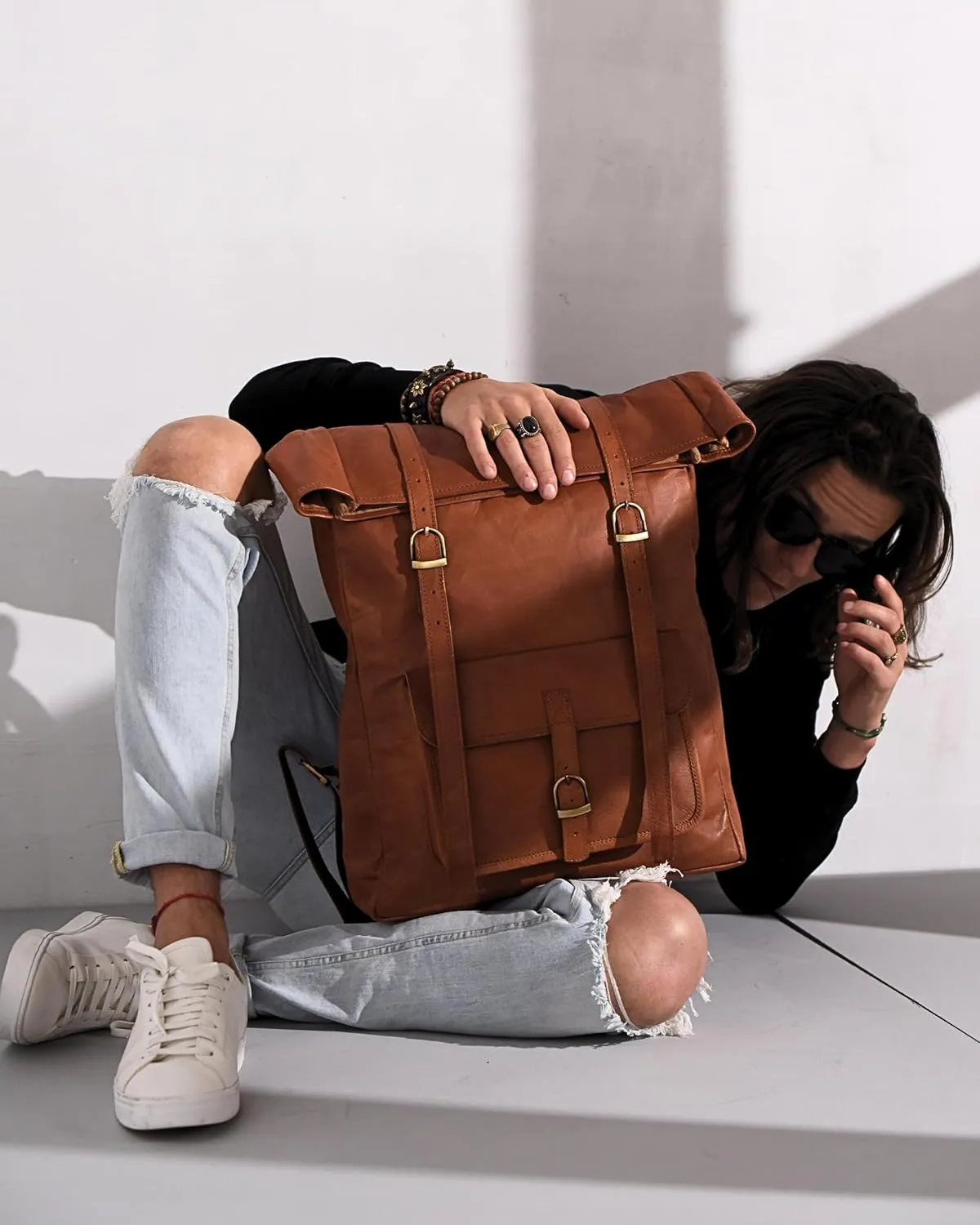 The Charvez Roll Top Backpack