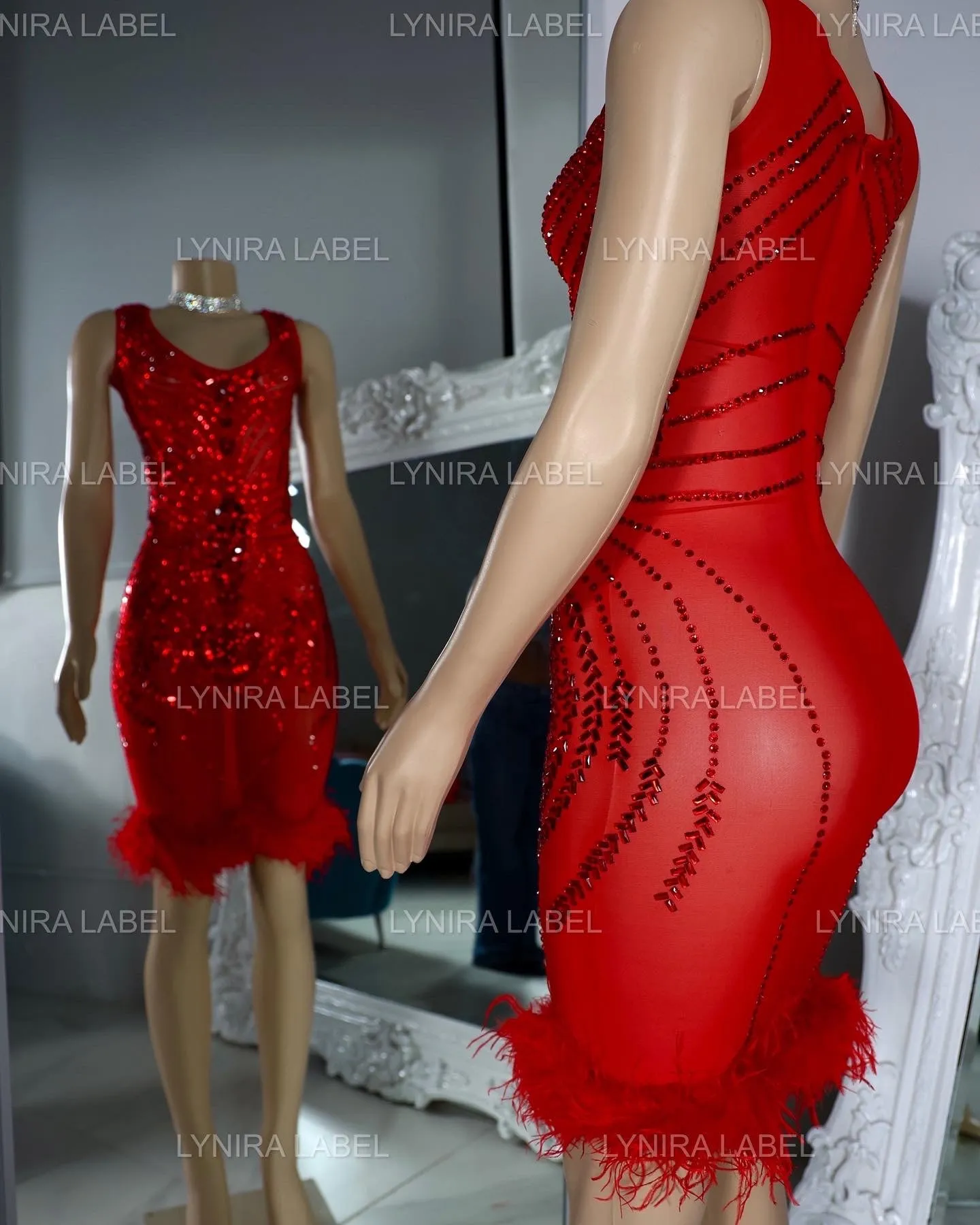 The Destinee Rhinestone Dress
