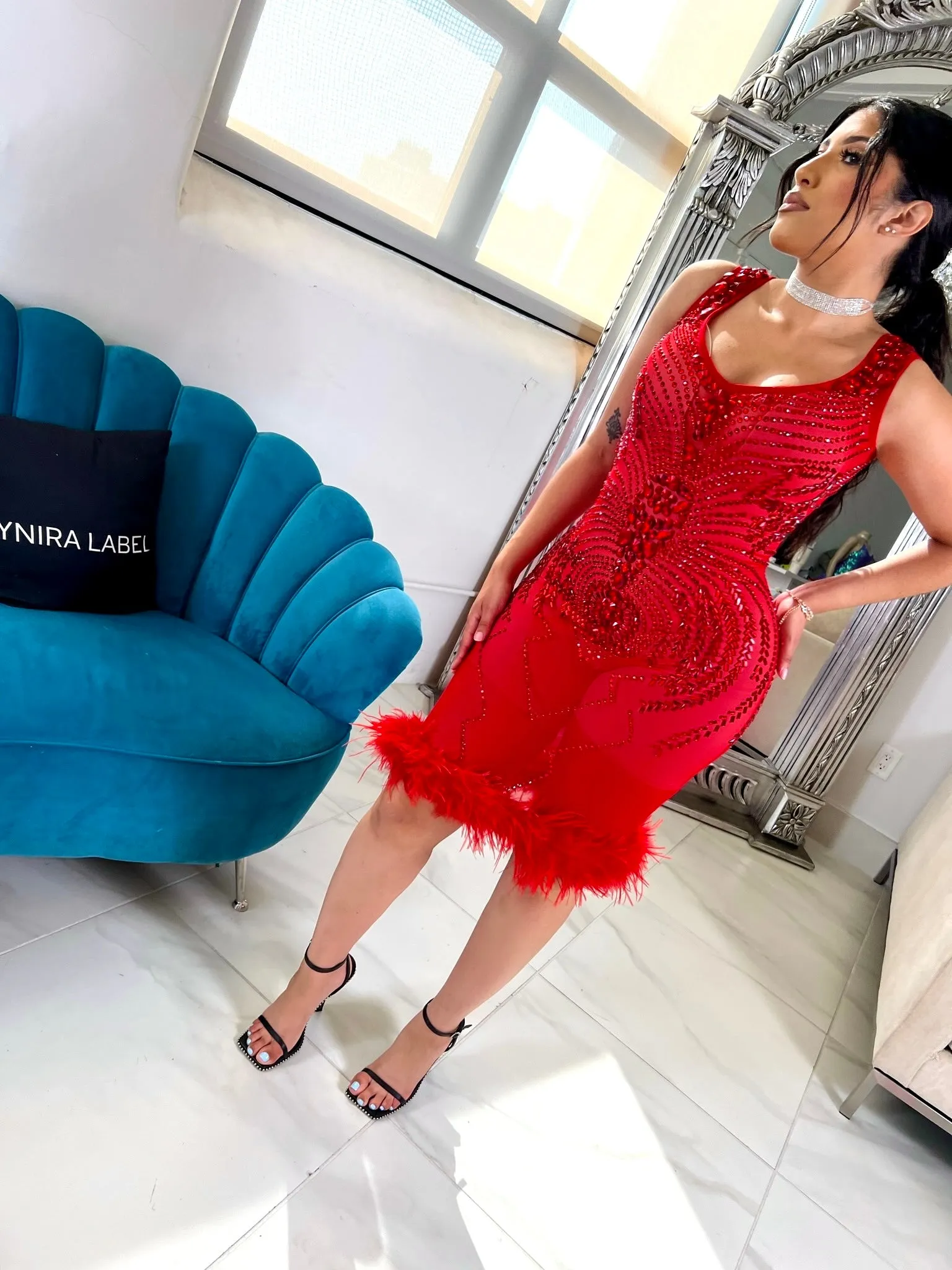 The Destinee Rhinestone Dress