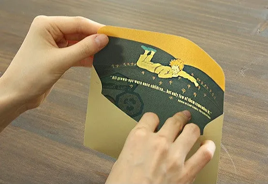 The Little Prince Vintage Card - Cape