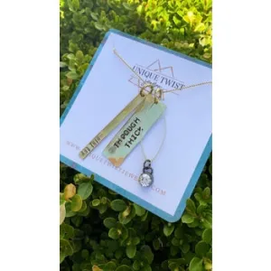 Through Thick and Thin Necklace