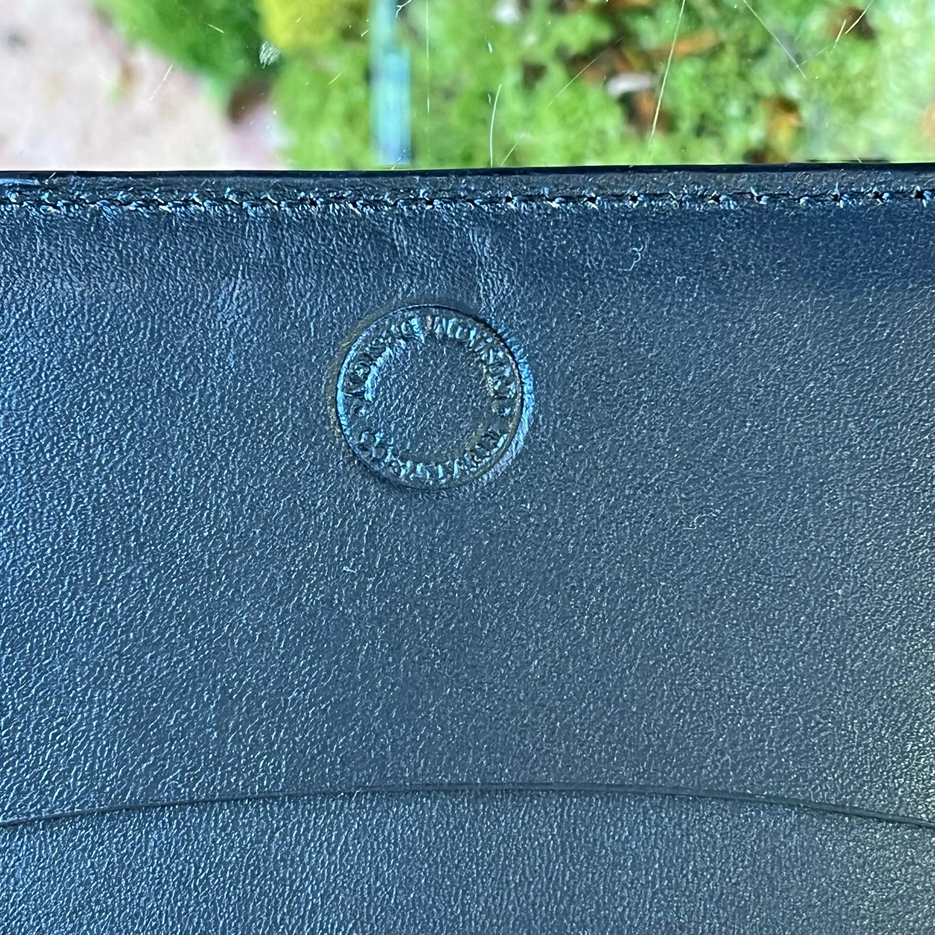 TIFFANY & CO. Black Leather Card Holder TS3887