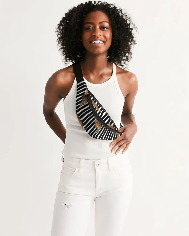 Tiger Print Crossbody Sling Bag