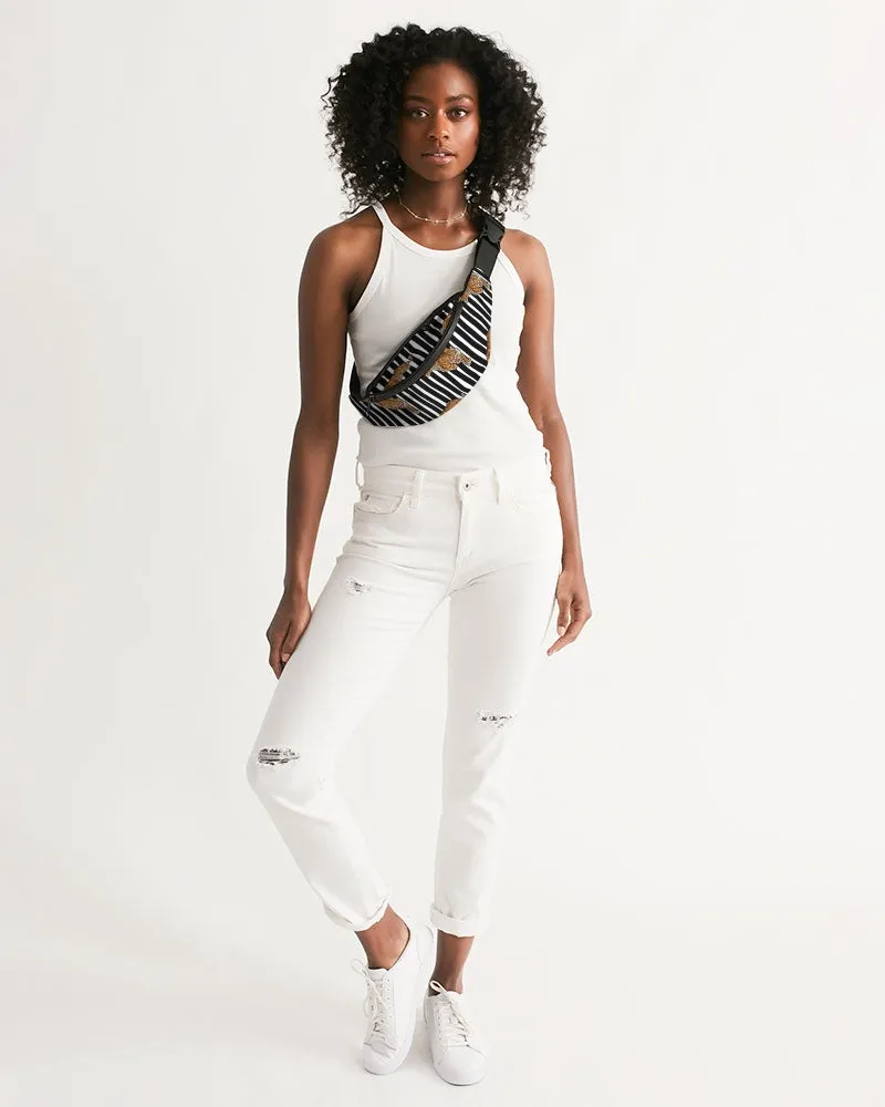 Tiger Print Crossbody Sling Bag