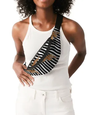 Tiger Print Crossbody Sling Bag