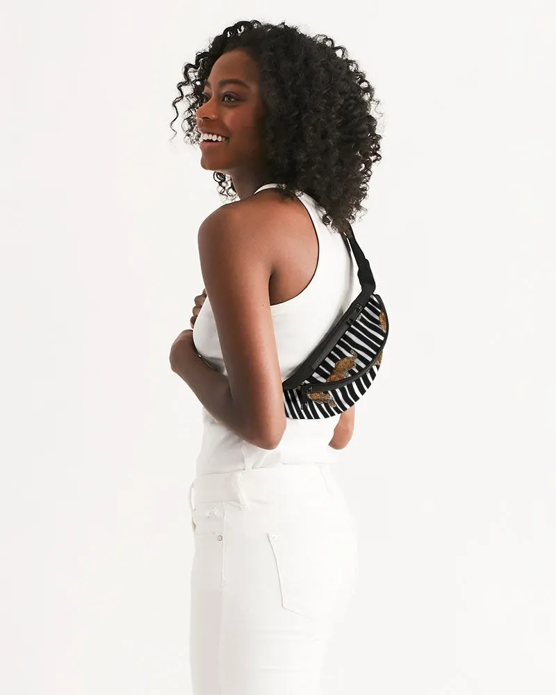 Tiger Print Crossbody Sling Bag