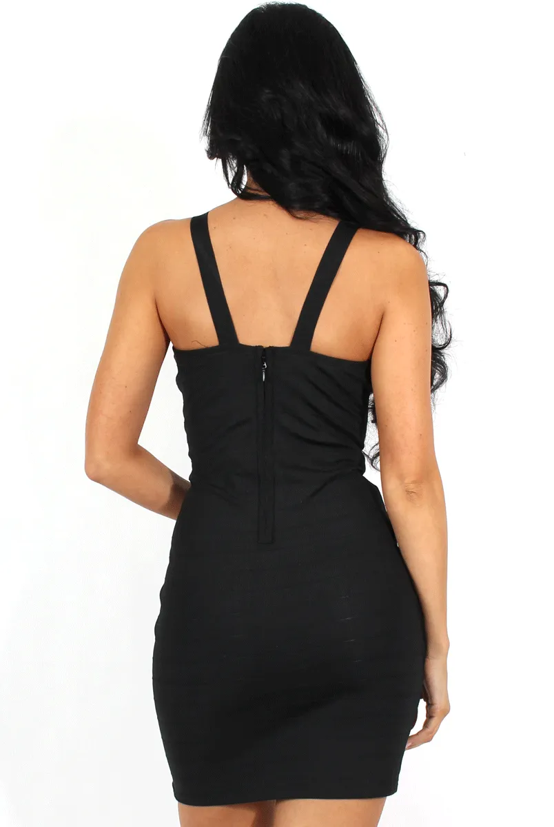 Tina Black Bodycon Dress