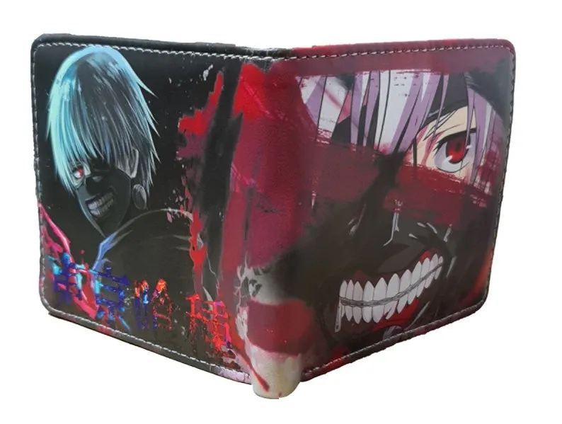 Tokyo Ghoul Anime Wallet - Ken Kaneki - Unisex - Black / Premium PVC Leather