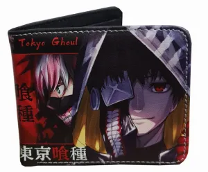 Tokyo Ghoul Anime Wallet - Ken Kaneki - Unisex - Black / Premium PVC Leather