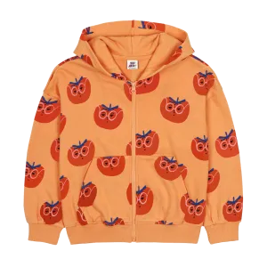 Tomato Zip-Up Hoodie by Jelly Mallow