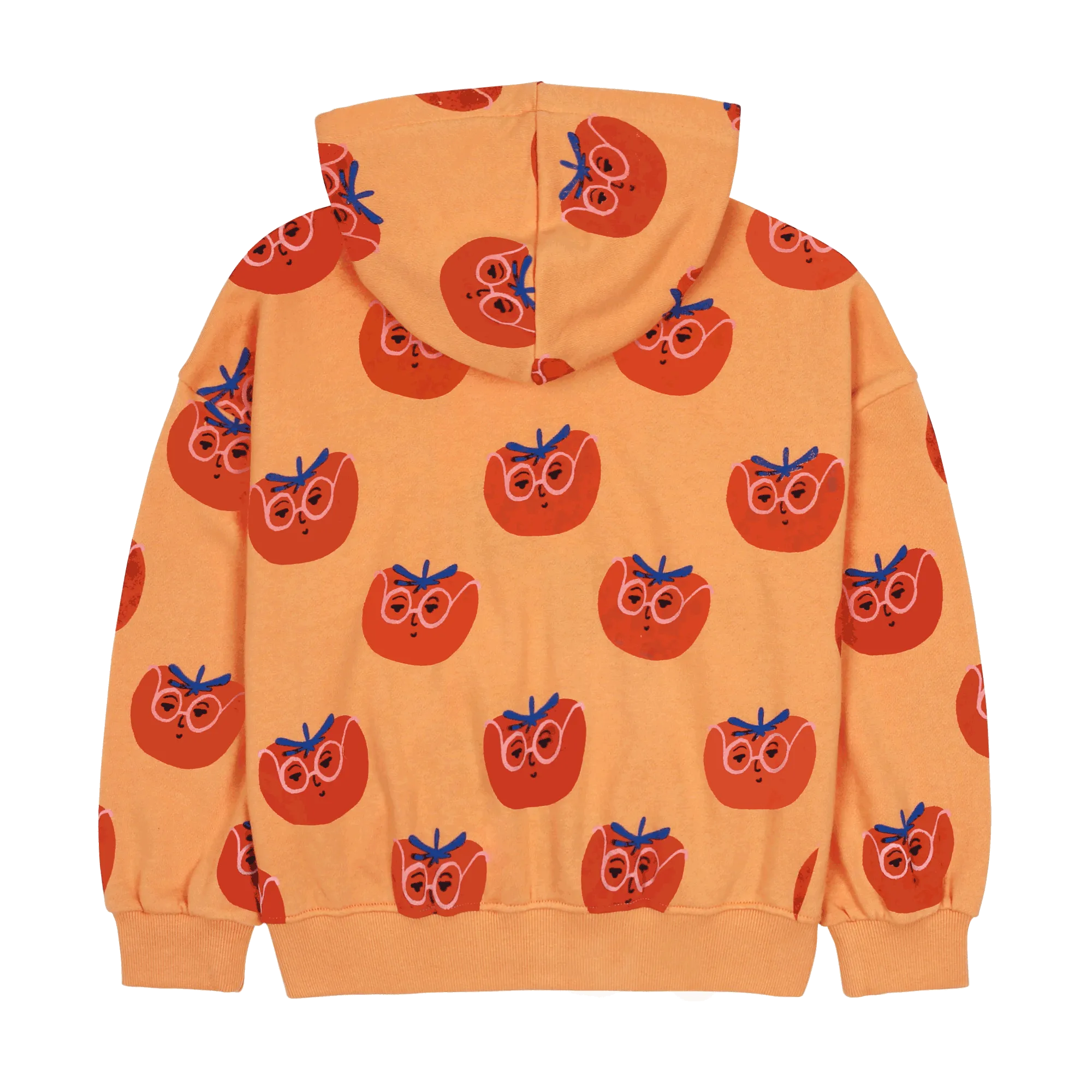 Tomato Zip-Up Hoodie by Jelly Mallow