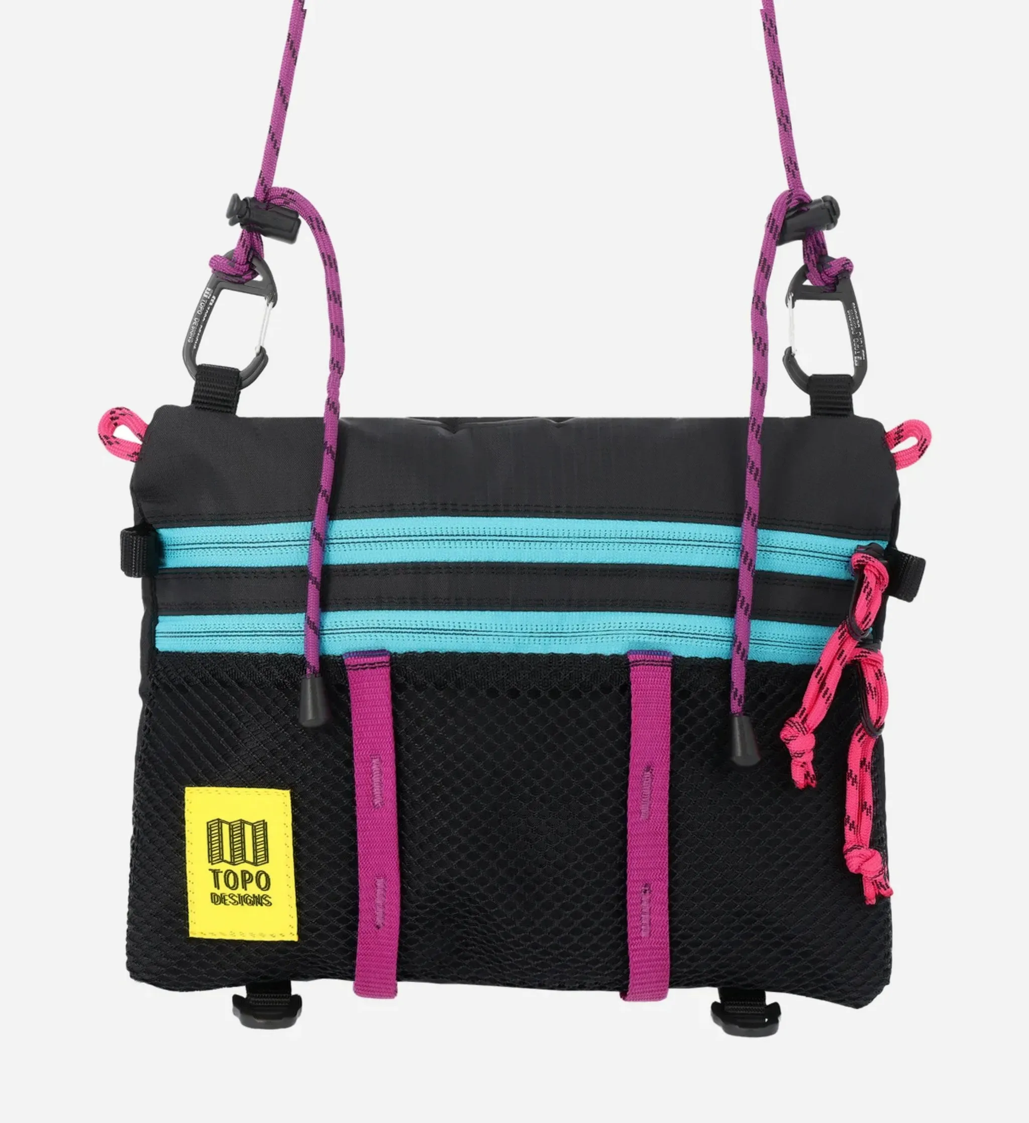 Topo Designs / Mountain Accessory Shoulder Bag - Black/Grape
