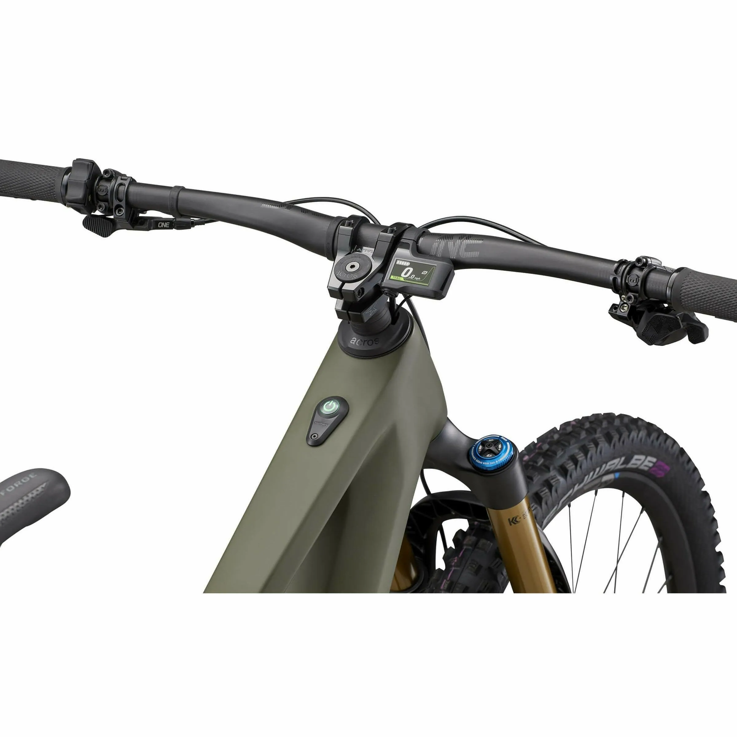 Transition Repeater NX Carbon Electric Mountain Bike 2023 - Mossy Green