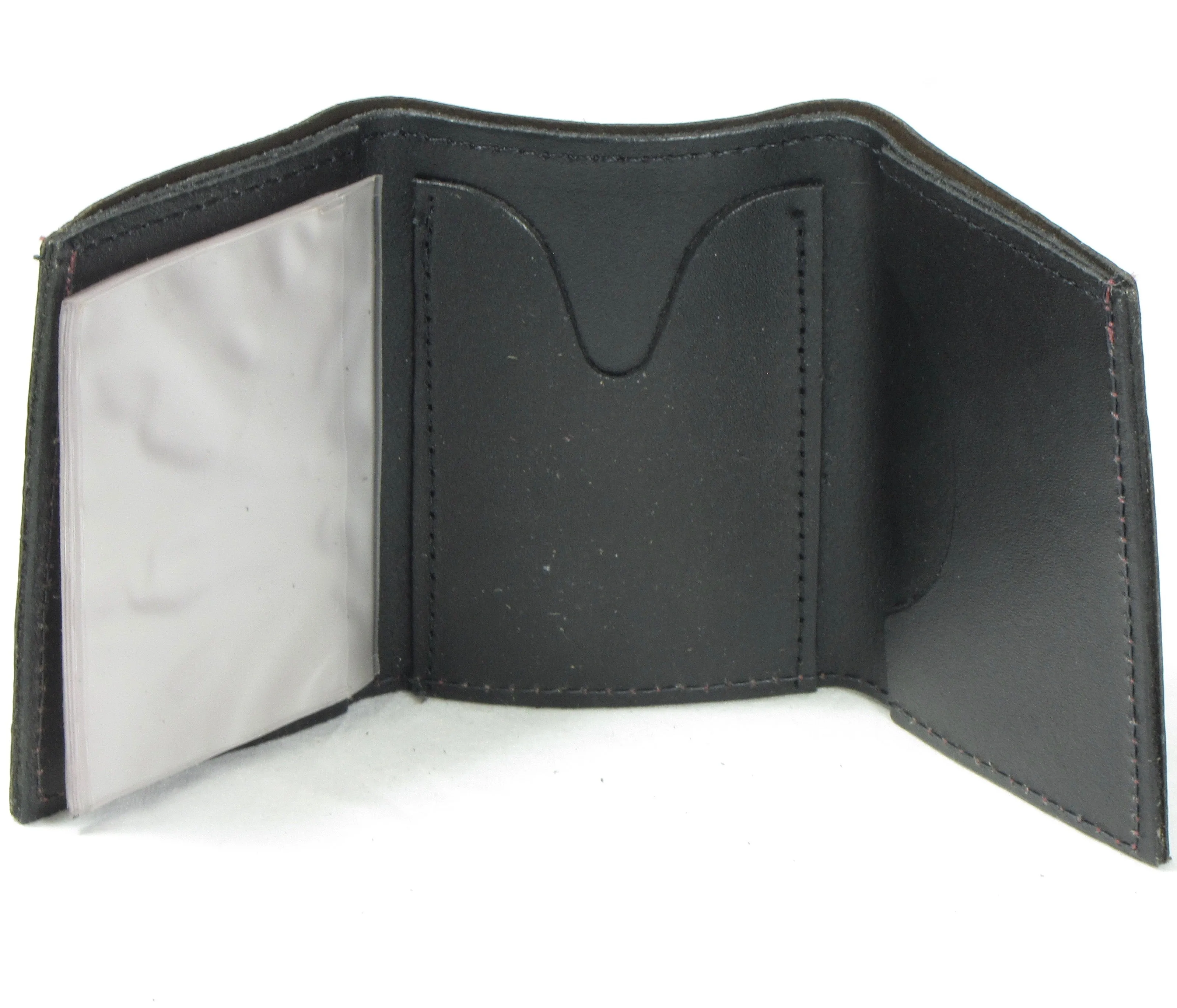 Tri-Fold Wallet - Skull/Wings Brown