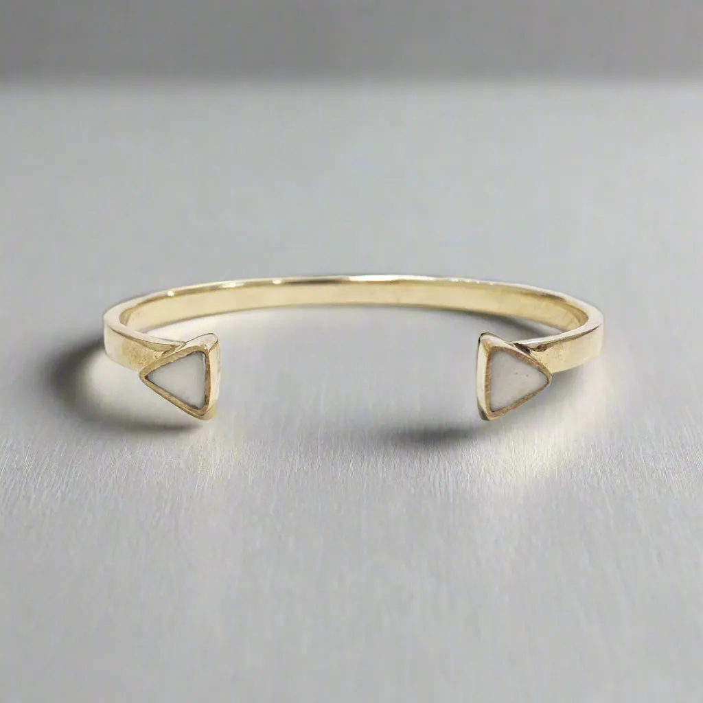 Triangle Inlay Cuff