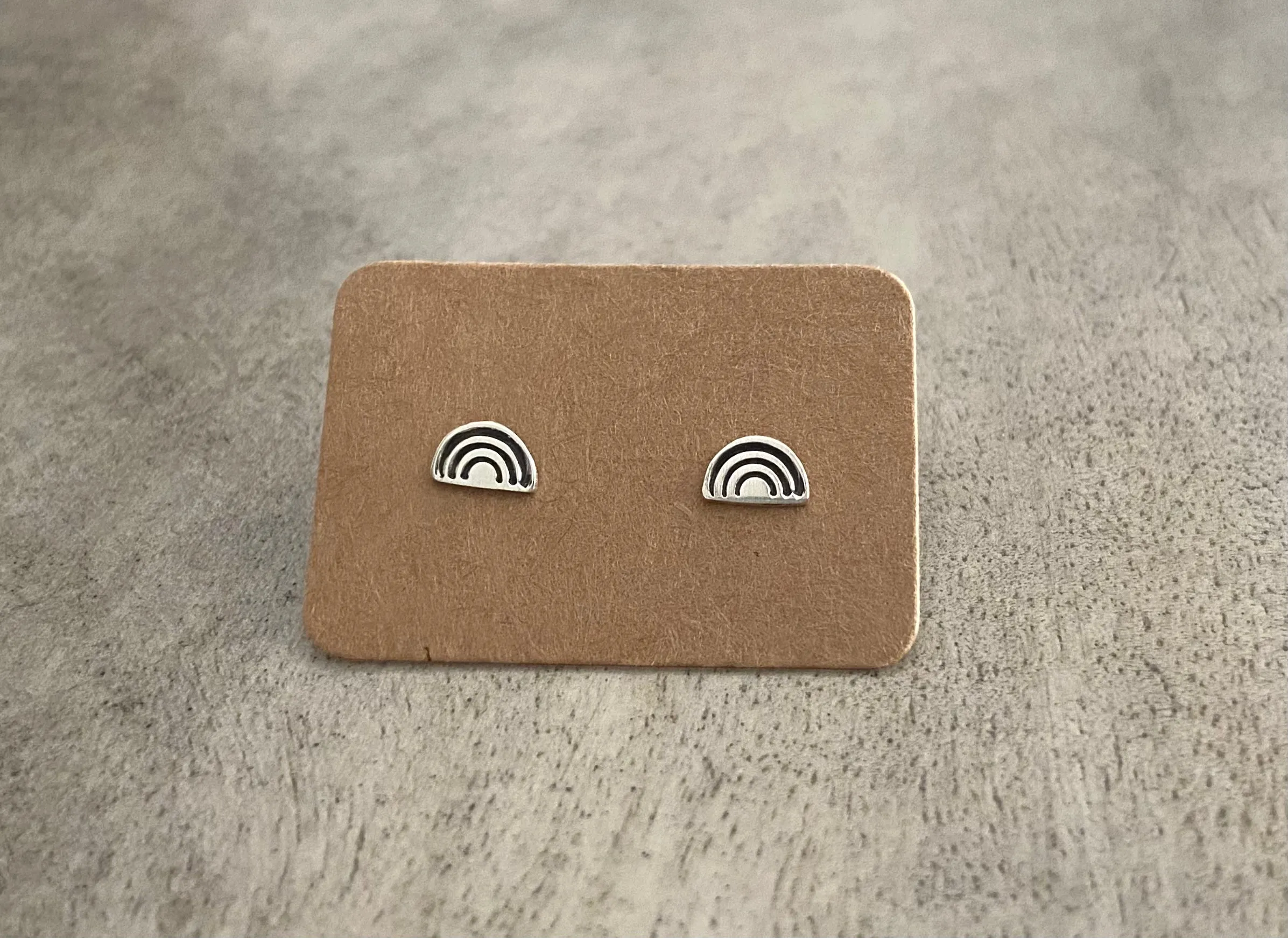 Triple Rainbow Studs
