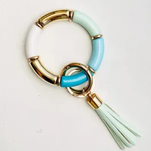 Tube Bracelet Bangle Keychain - OCEAN