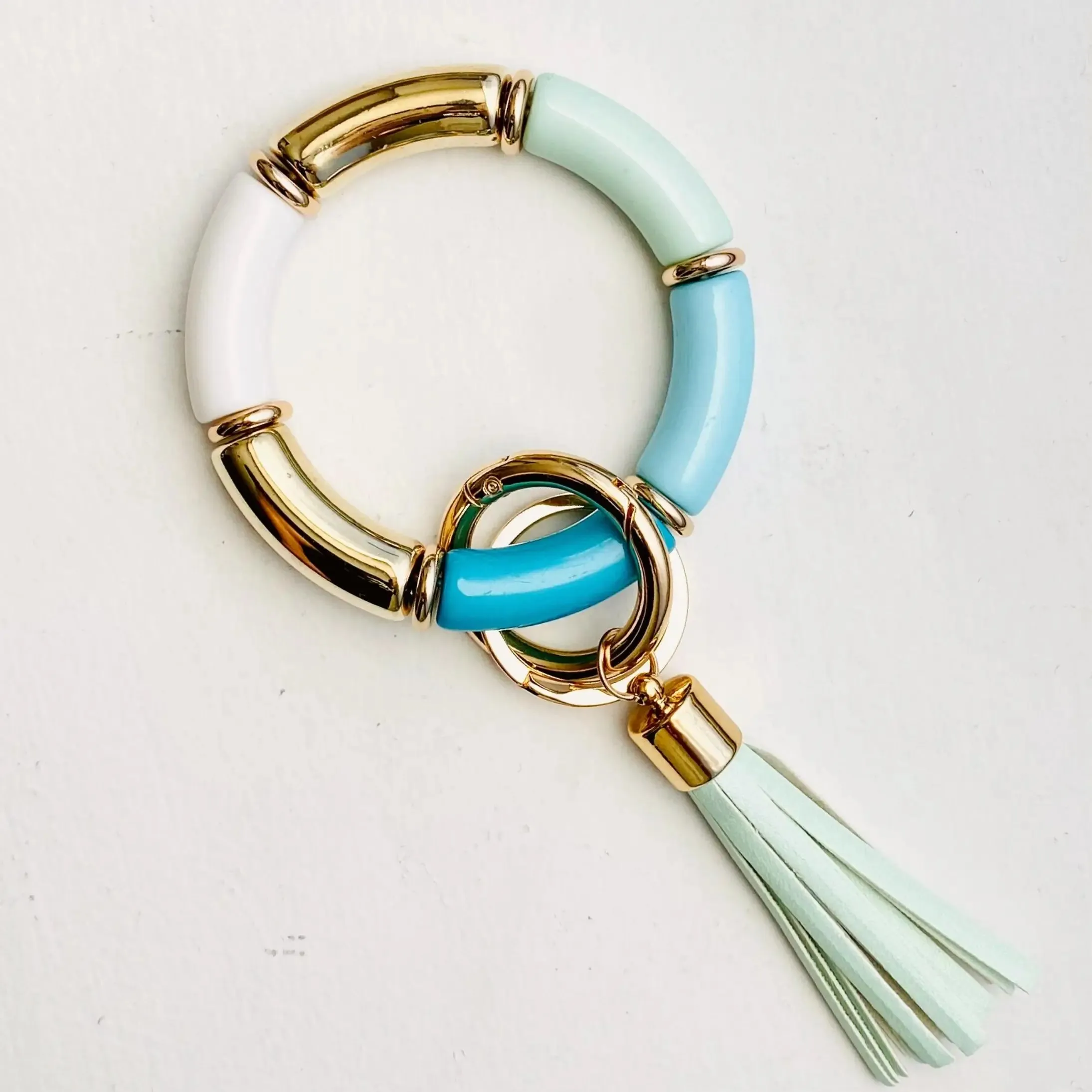 Tube Bracelet Bangle Keychain - OCEAN