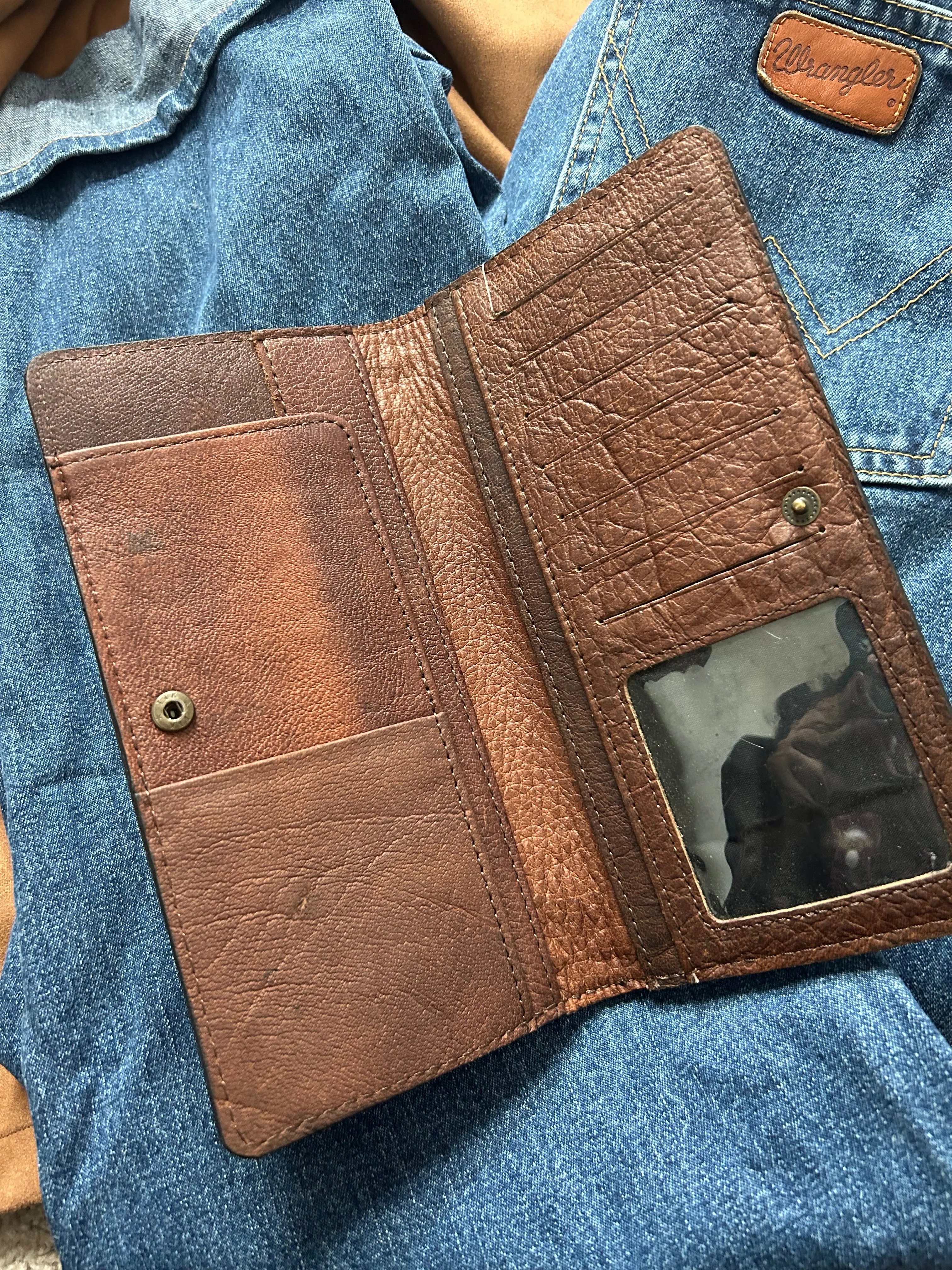 Turquoise Trim Wallet