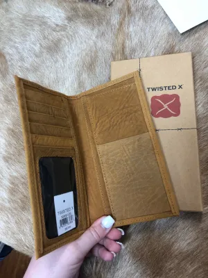 Twisted X Tan Elephant Stamped Rodeo Wallet