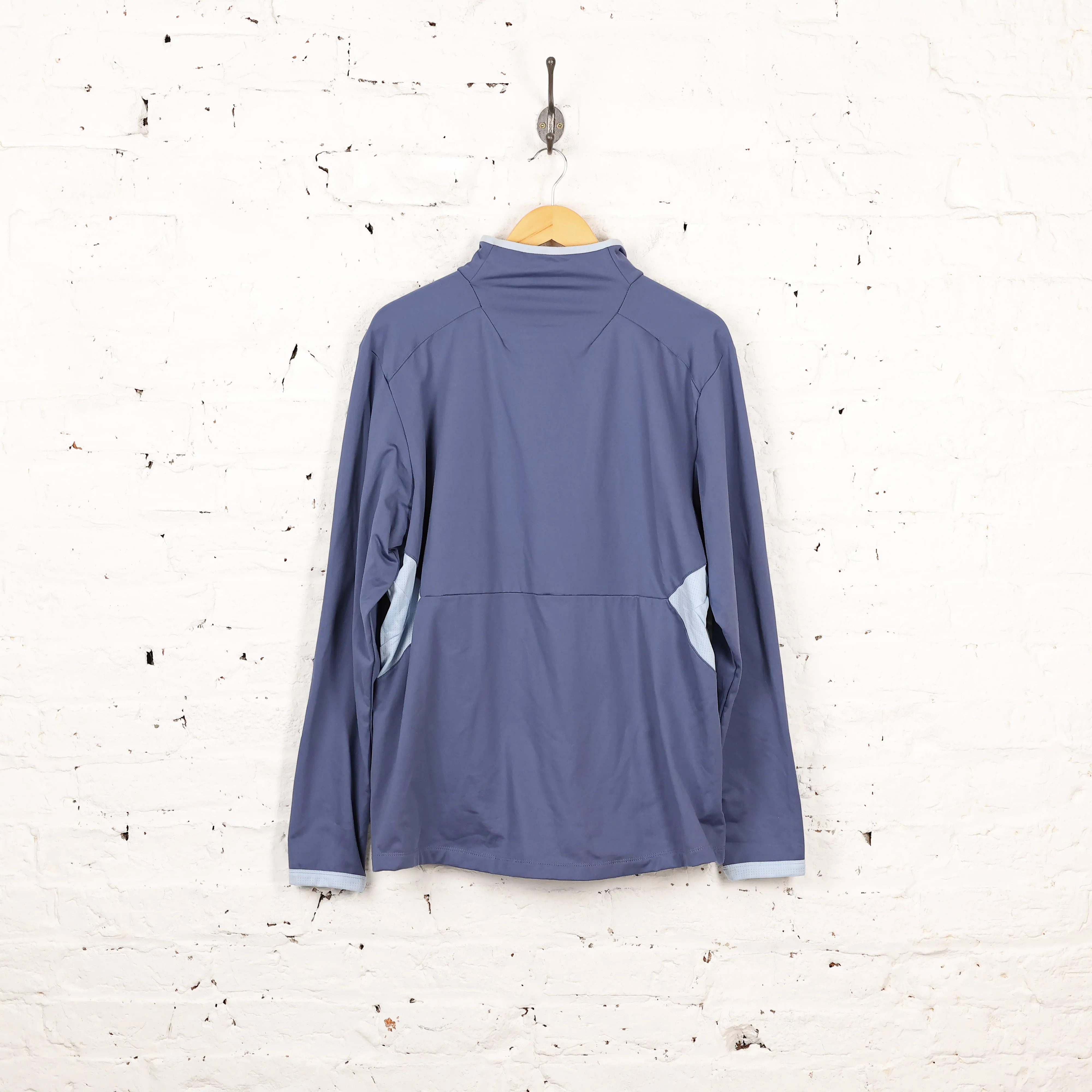 Umbro England 1/4 Zip Tracksuit Top Jacket - Blue - XL