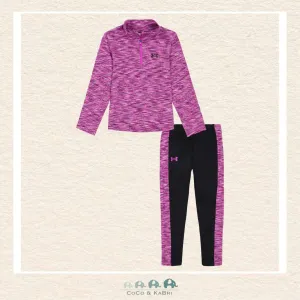 Under Armour: Girls' Two Piece 1/4 Zip Top & Leggings