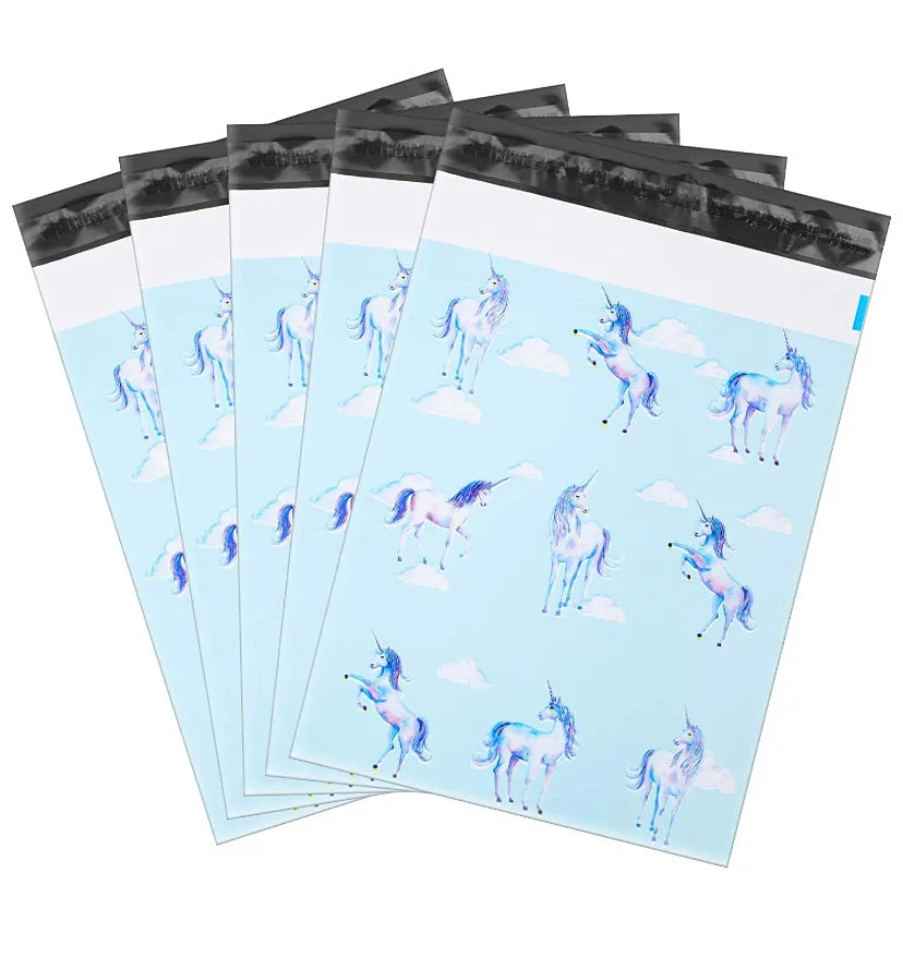 Unicorn clouds 10x13 premium poly mailer - set of 10