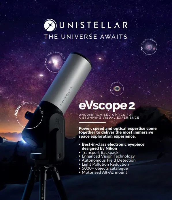 Unistellar eVscope 2 - Digital Telescope - ES-EVSCOPE2
