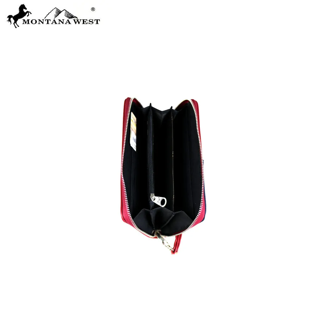 US04-W003  Montana West American Pride Wallet